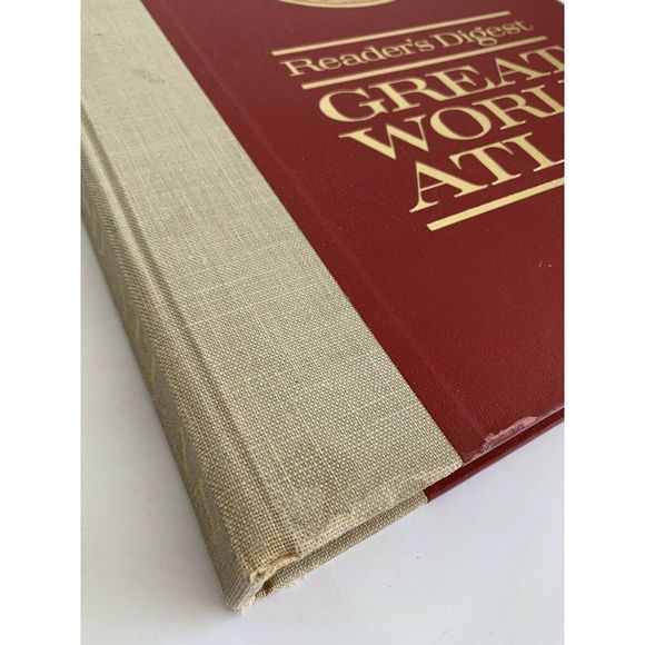 Readers Digest Great World Atlas 1963 First Edition 11 x 16 Large Book 7565 - Picture 2 of 12